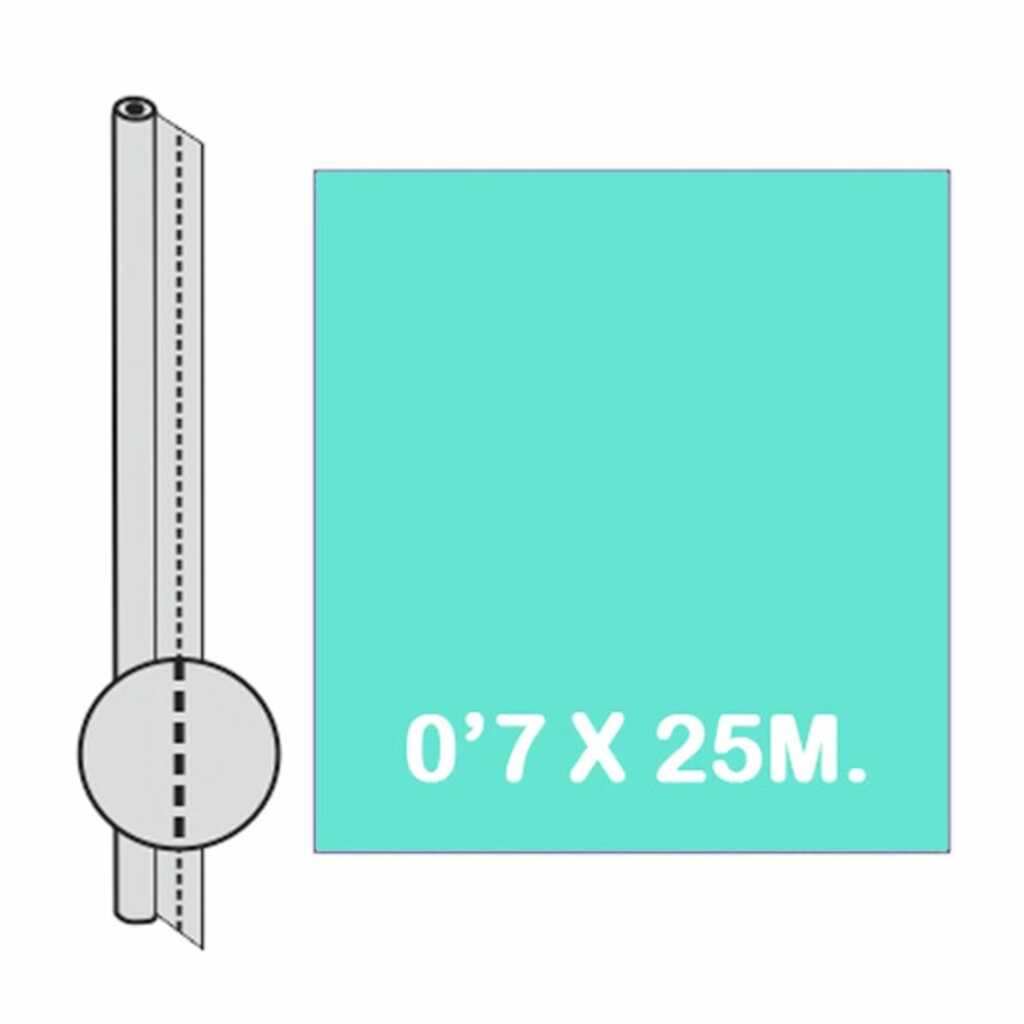 rotllo cel.lofana 0'7x25m trepan blau cl