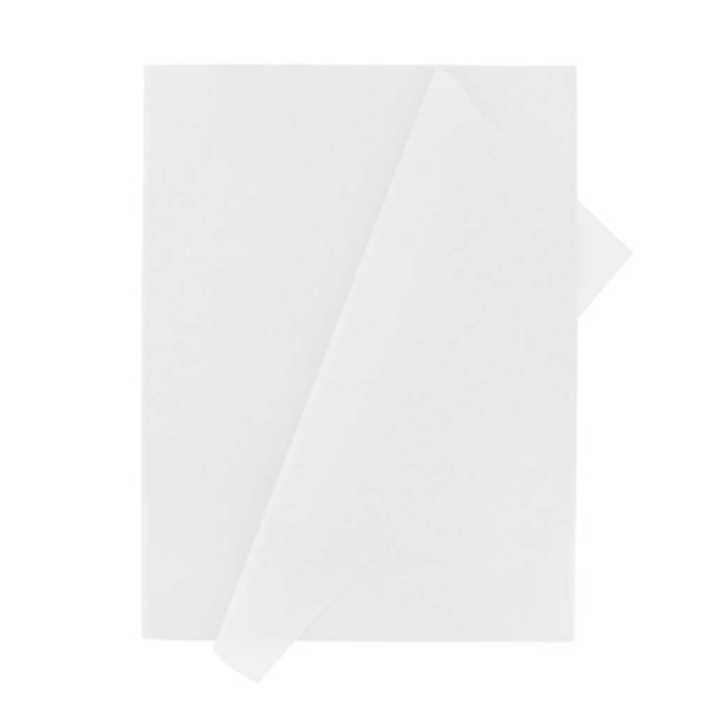 paquet 26 fulles seda 51x76cm blanques