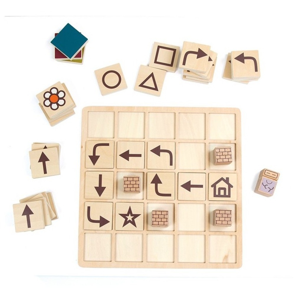 juego codificacion de madera +4 aâ¥os