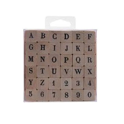 set sello alfabetico mayusculas artemio