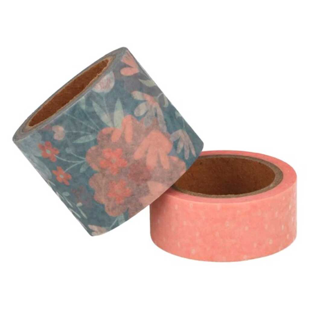 masking tape 5mm+30mx5m mariposas/flores