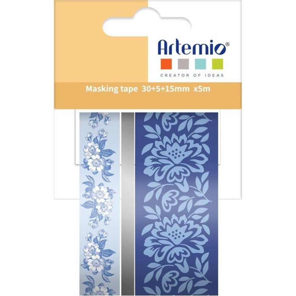 masking tape 15+30mmx5m bleu