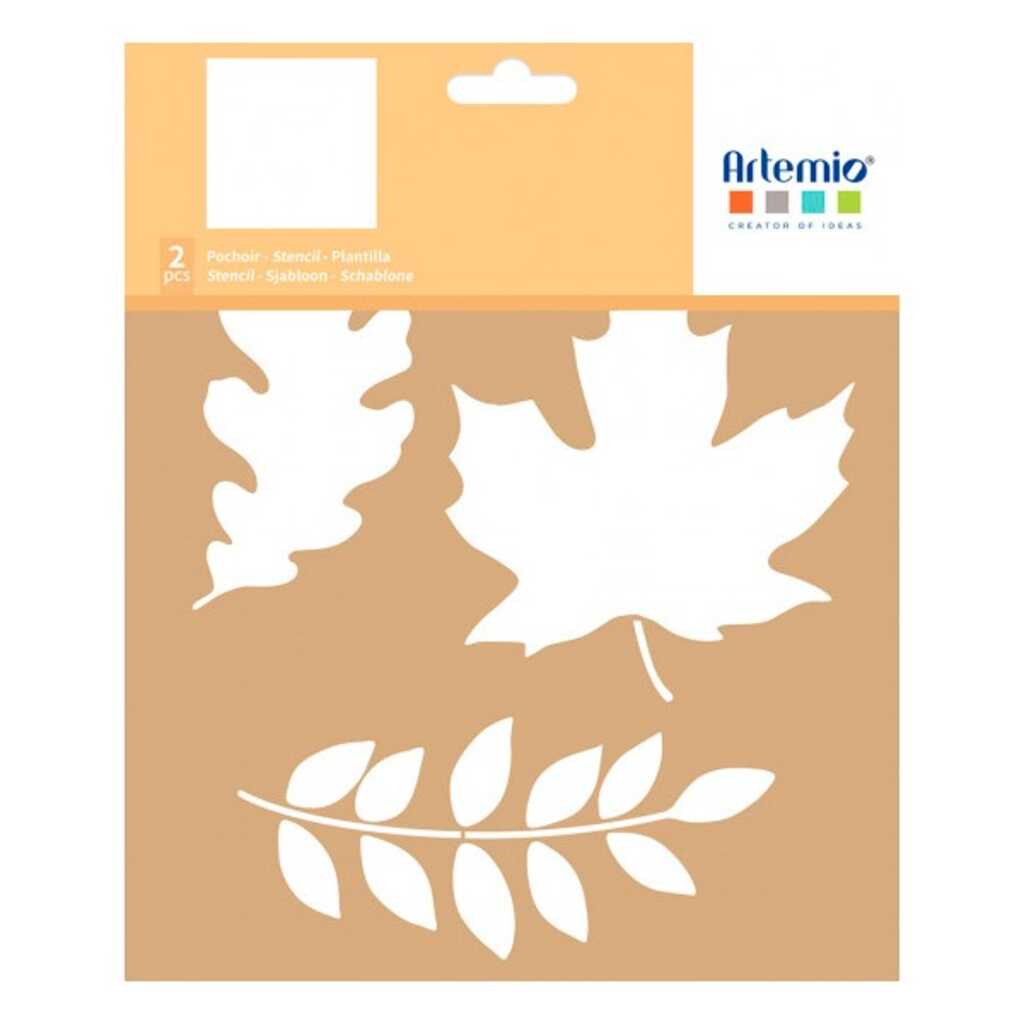 plantilla kraft 20x20cm fall in love