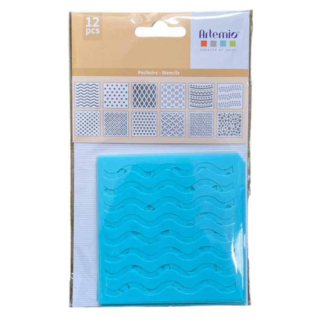 set 12 plantillas 9x9 decor. backgrounds