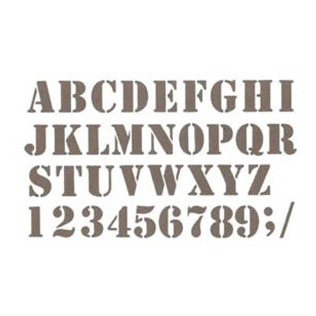 plantilla alfabeto mayusculas 25x42cm