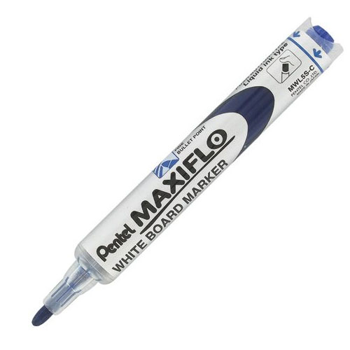 retolador pissarra pentel mwl5m blau