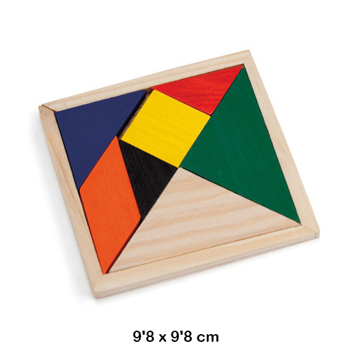 tangram de madera