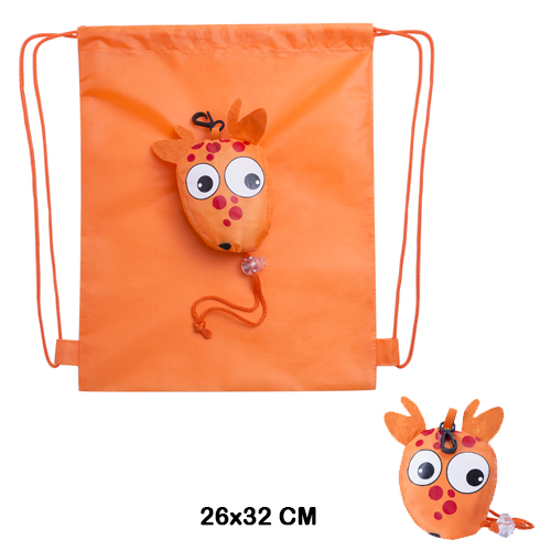 mochila plegable kissa - jirafa