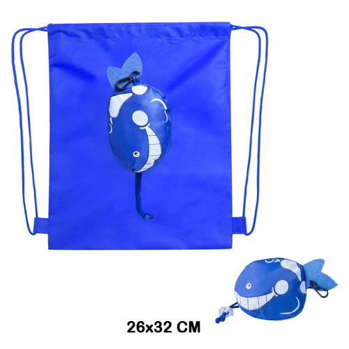 mochila plegable kissa - pez