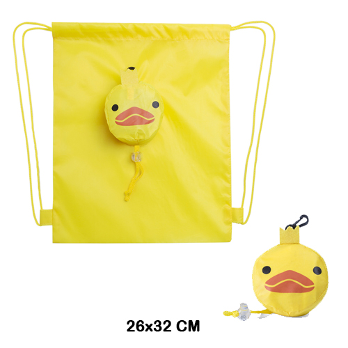 mochila plegable kissa - pollito