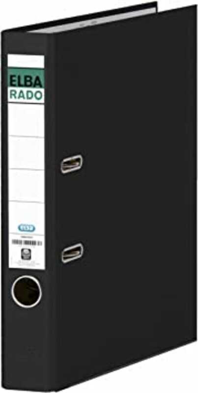 archivador folio lomo 5cm. c/rado negro