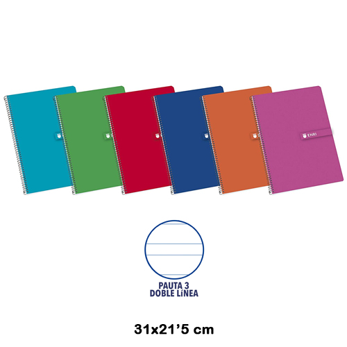libreta t.folio t/dura 80h pauta 3mm