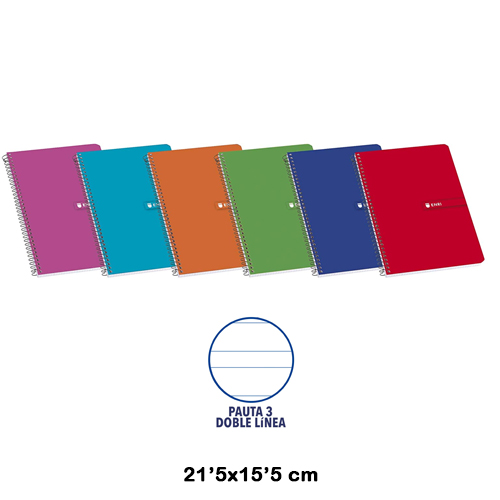 libreta 4â§ 80h 60gr t/blanda pauta 3mm