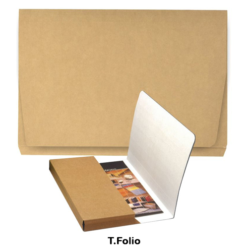 subcarpeta con bolsa kraft folio elba