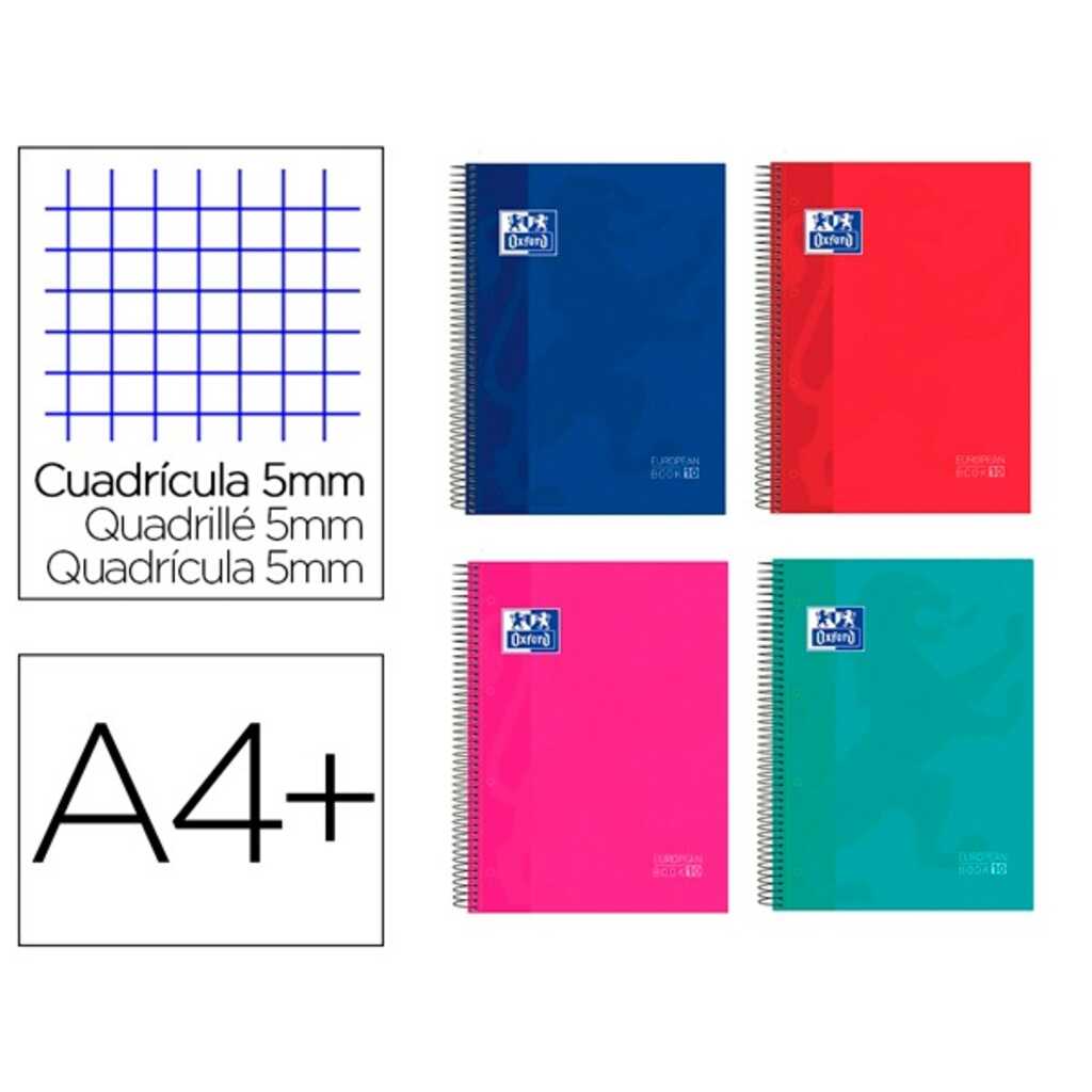 libreta a4+ esp. t/d 5x5 150h 10col.oxfs