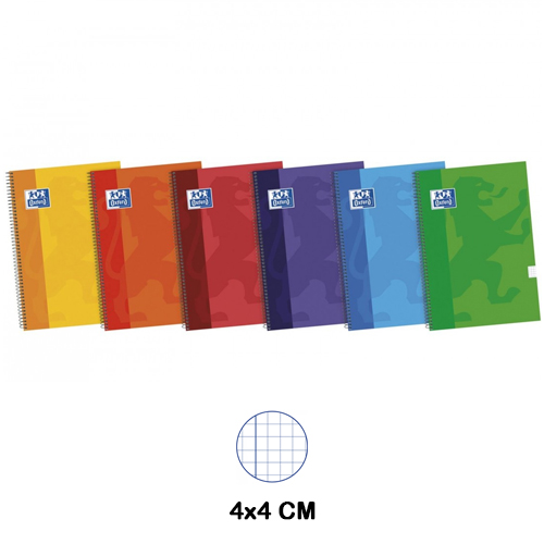 libreta fâ§ esp. t/d 4x4 80h oxford