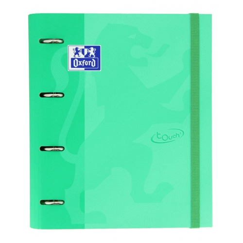 carpeta 4anill.+rec.a4+ 5x5 oxfs menta