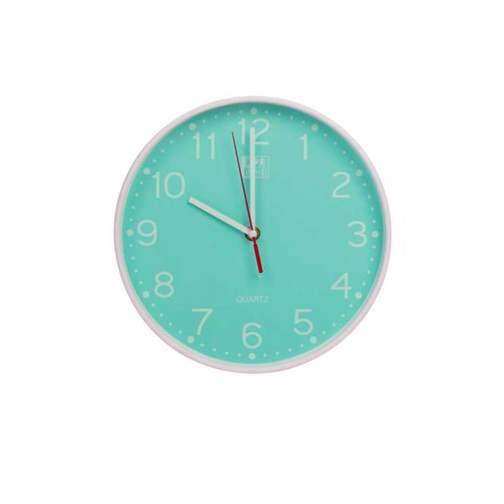 reloj pared oxford calm 25cm icemint