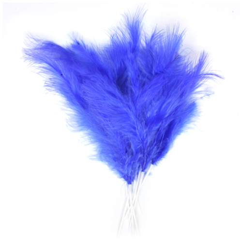 paquete 12 plumas mona 8cm.azul