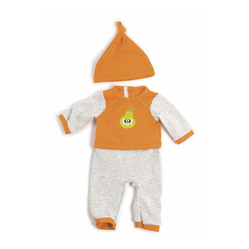 pijama frio naranja rayas 40cm