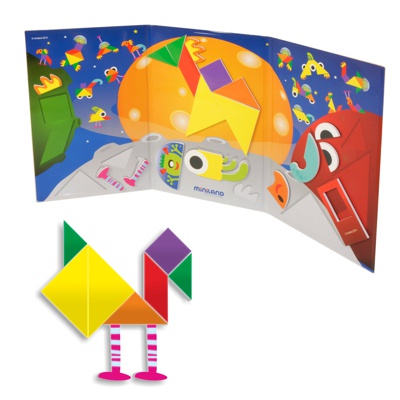 crazy tangram magnetico