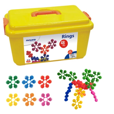 caja 48 piezas plastico interstar rings
