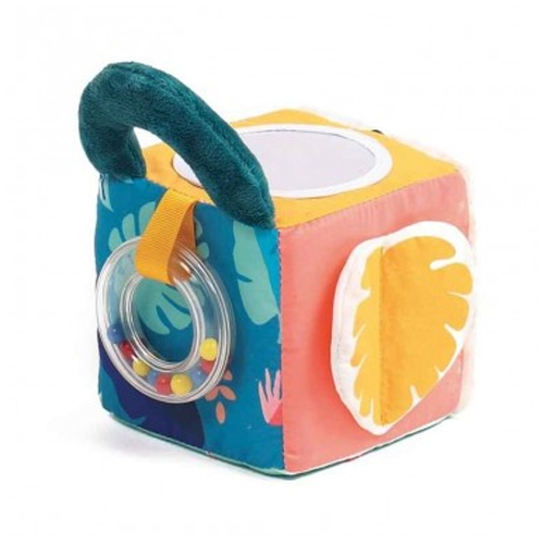 cubo tejido actividades hoja