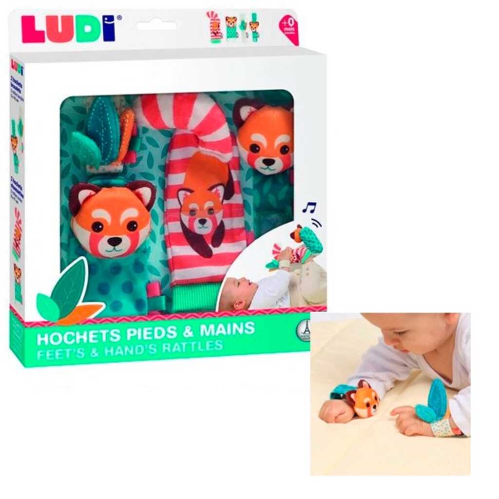 conjunto sonajeros pies y manos