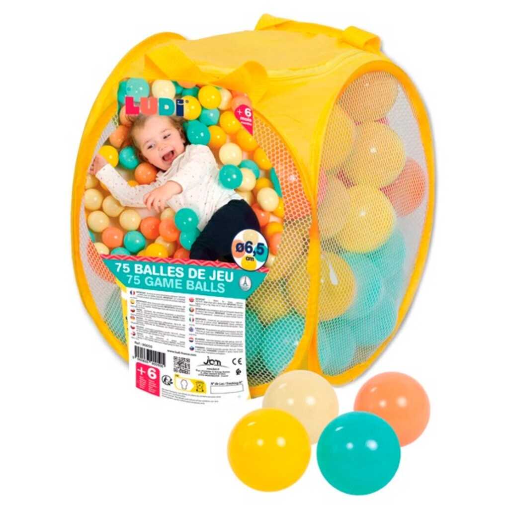 bolsa 75 pelotas colores mixtos