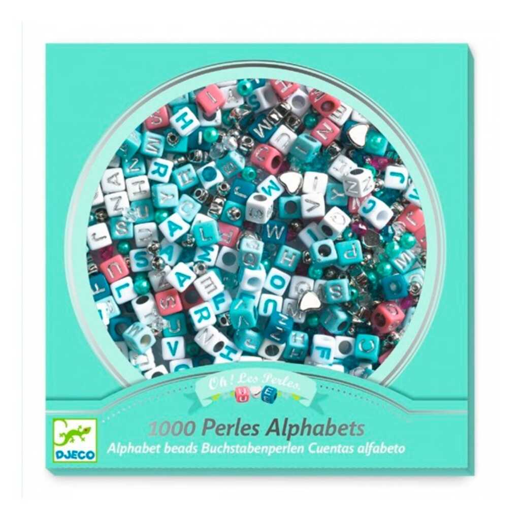 perlas alfabeto plateadas