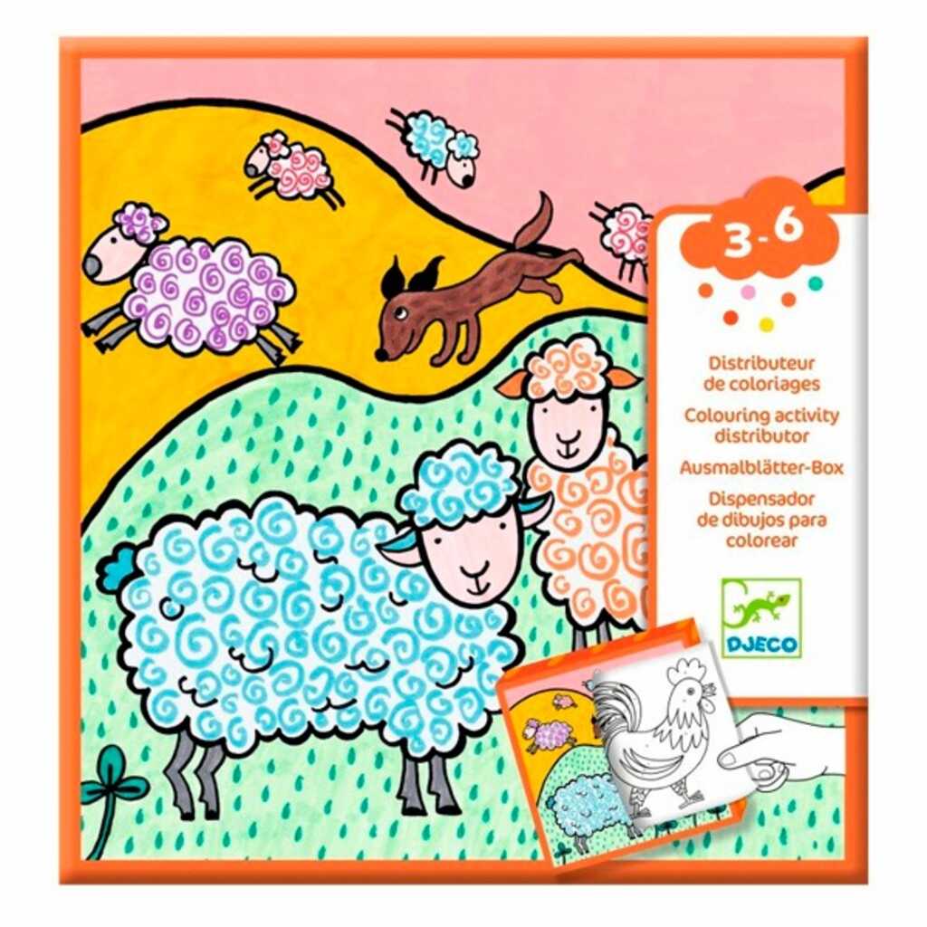 dispensador 10 dibuixos per a colorejar