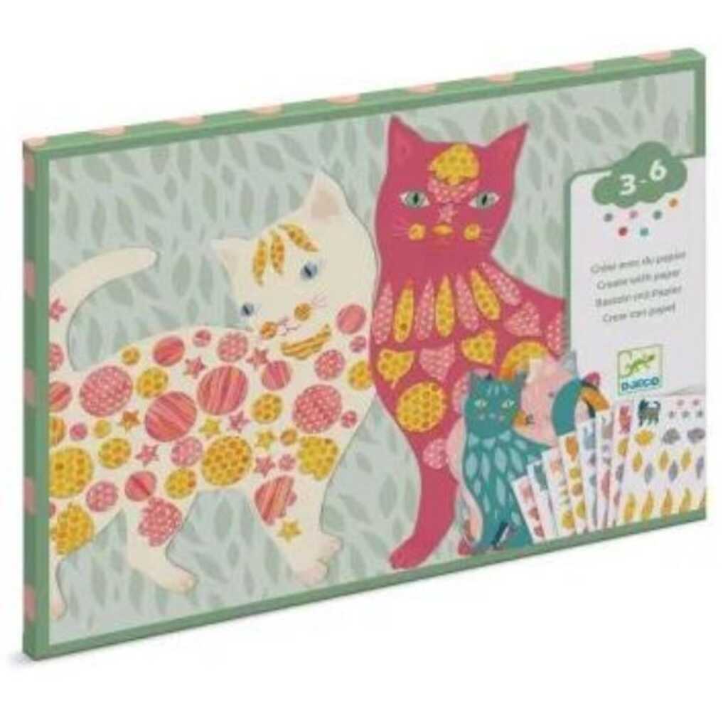 crear amb paper els gatets de elodie