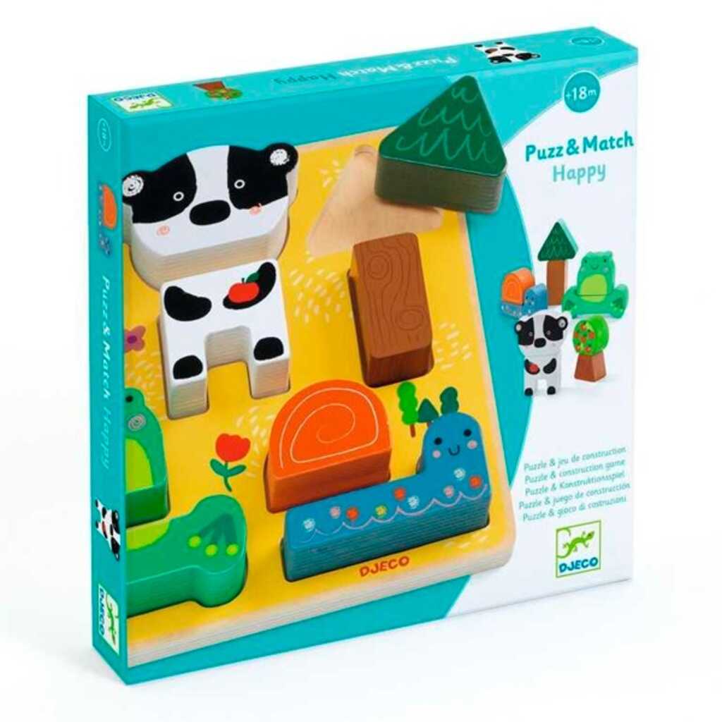 encajable puzz & match happy