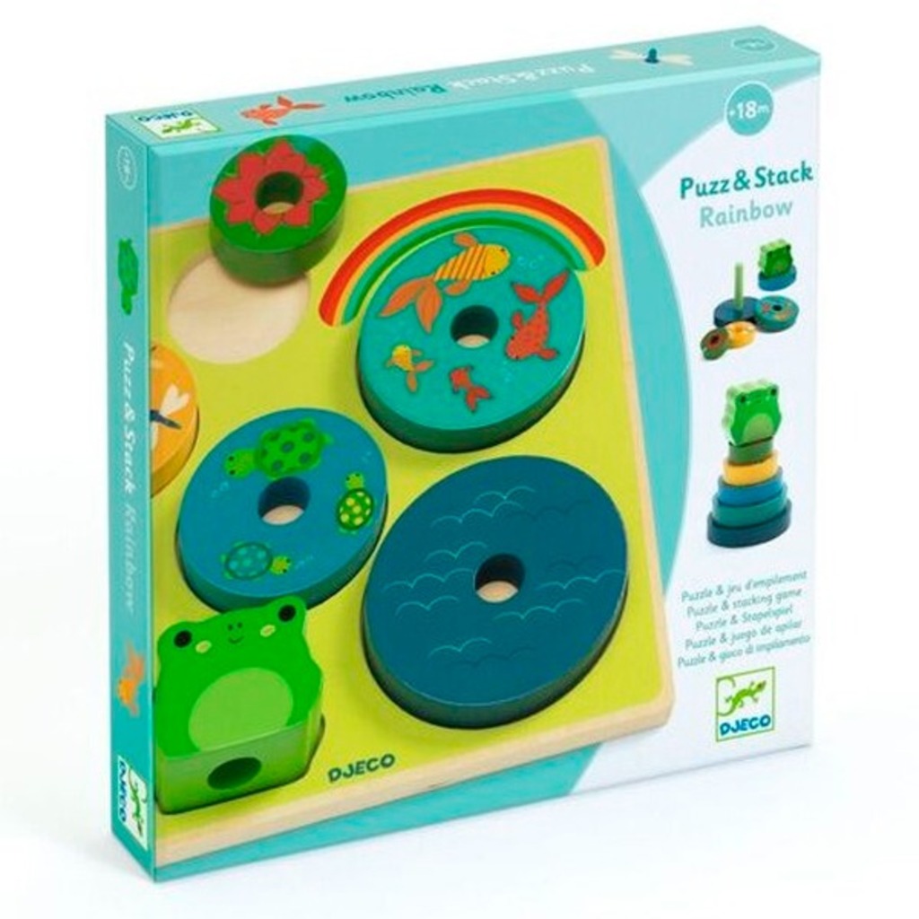 encaixable puzz & stack rainbow