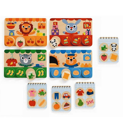 aprendizajes memo shop djeco