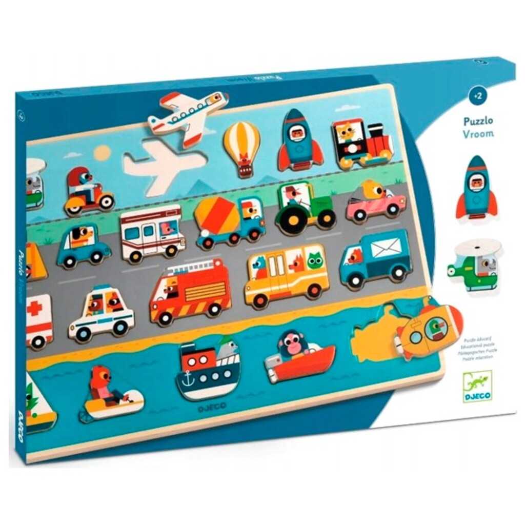 encajable puzzlo vroom