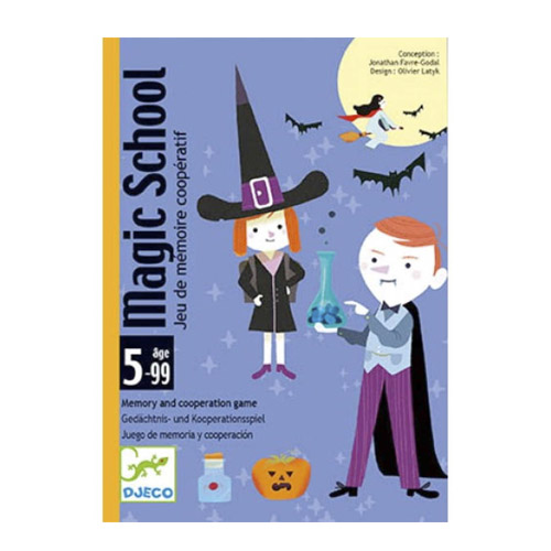 cartas magic school djeco