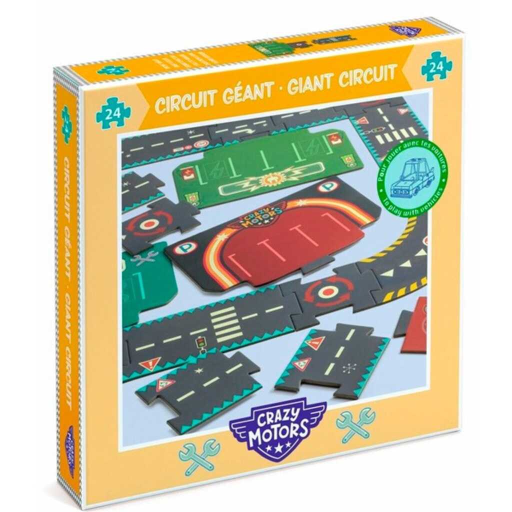 puzzle gegant crazy motors circuit ville