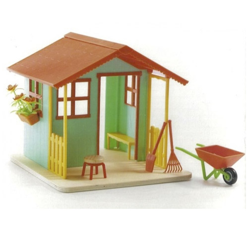 casa de mu¥ecas casita de jardin