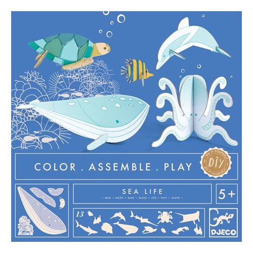 colorejar construir jugar el mar