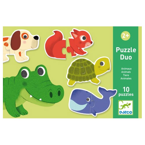 educatius puzzle duo animals