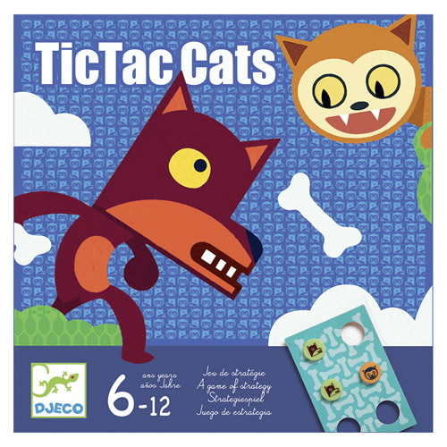 juego tic tac cats djeco