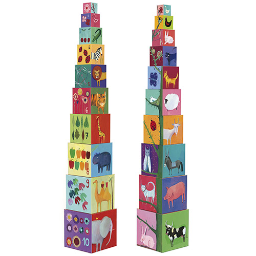 10 cubos natura y animales