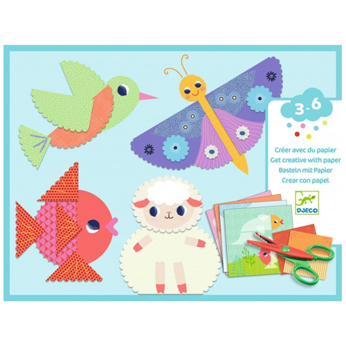 collage recortar con bordes decorativos