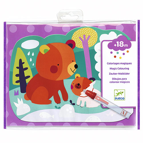 colorea magico escondido en el bosque