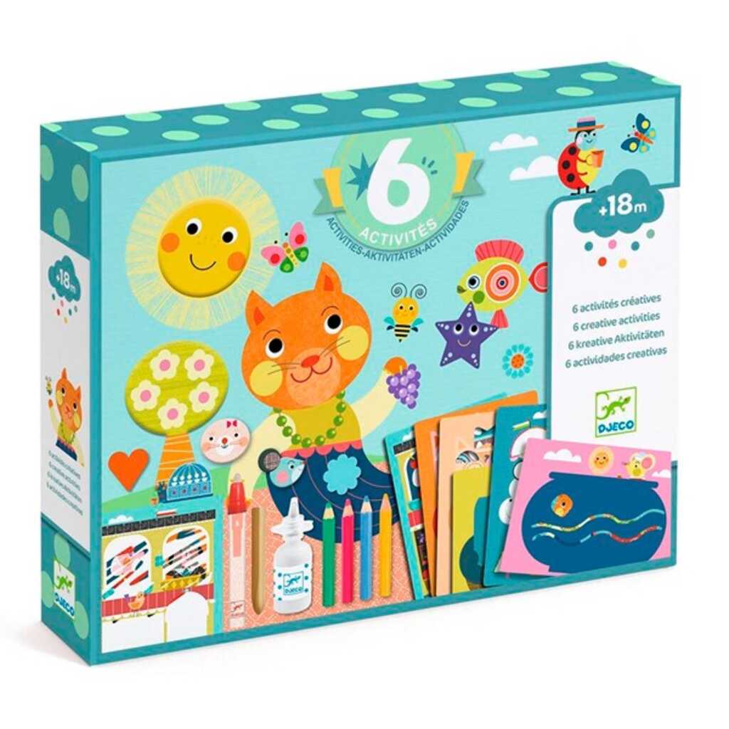 cofre multiact. el gato y sus amigos