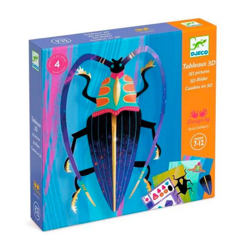 papel creativo insectos