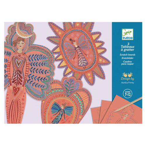 cuadros para rascar angeles