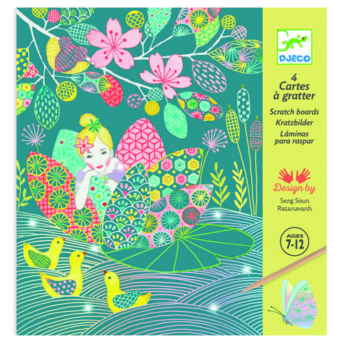 cuadros para rascar el estanque