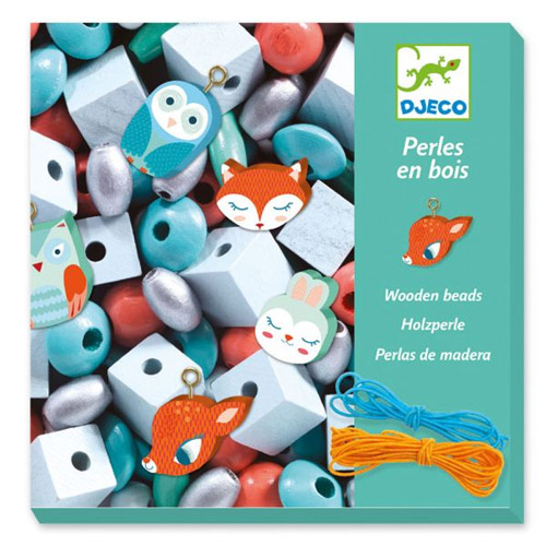 perlas de madera pequeâ¥os animales